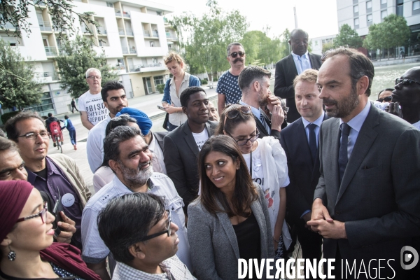 Législatives 2017 : Edouard Philippe en visite de soutien à Prisca Thevenot
