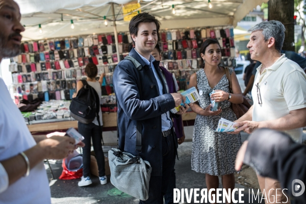 Pierre Person en campagne pour les législatives 2017