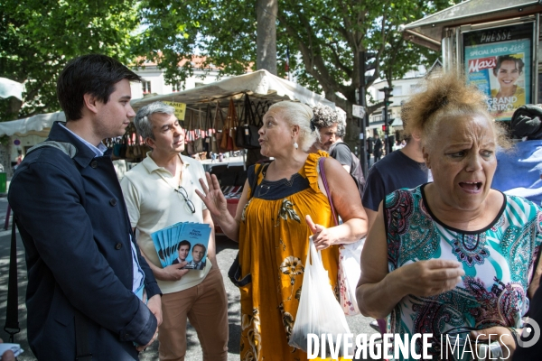 Pierre Person en campagne pour les législatives 2017