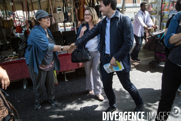 Pierre Person en campagne pour les législatives 2017