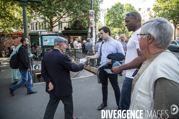 Pierre Person en campagne pour les législatives 2017