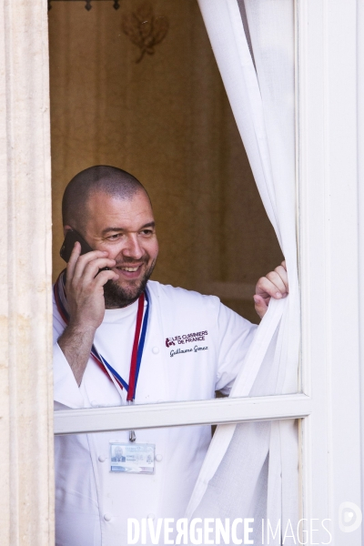 Emmanuel Macron et son épouse Brigitte à l occasion de la fête de la musique à l Elysée.