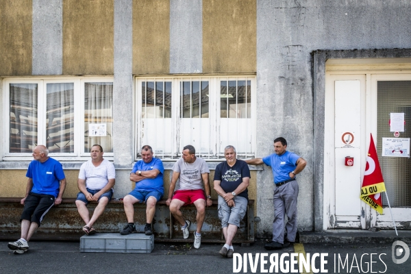 Blocage de l usine GM&S de La Souterraine