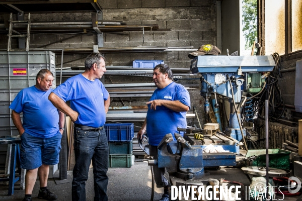 Blocage de l usine GM&S de La Souterraine