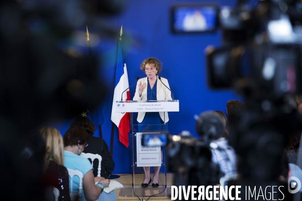 Conférence de presse de Muriel PENICAUD.