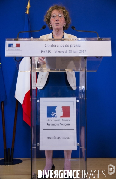 Conférence de presse de Muriel PENICAUD.