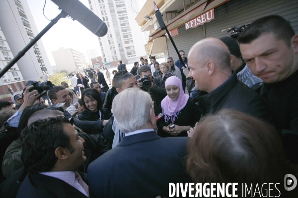 Jean Marie Le Pen en visite à Argenteuil