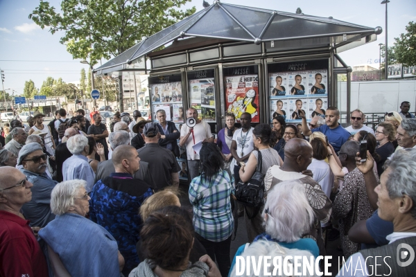 Les migrants et la Porte de la Chapelle en crise