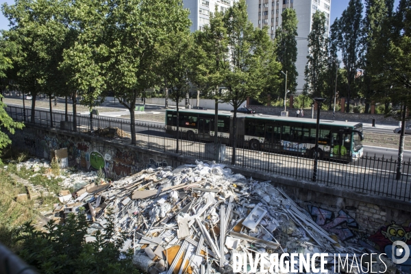 Porte de la Chapelle en crise