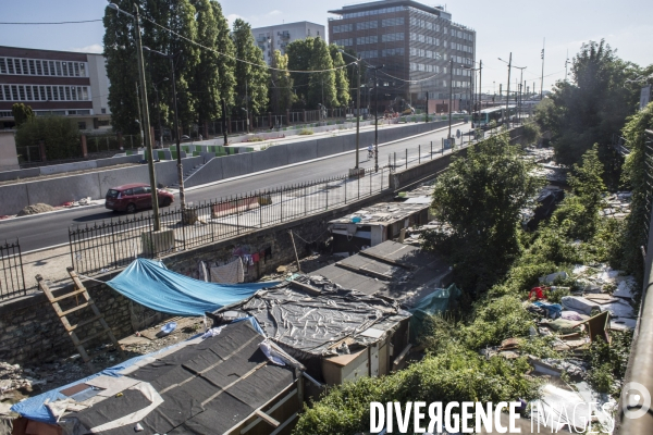 Porte de la Chapelle en crise