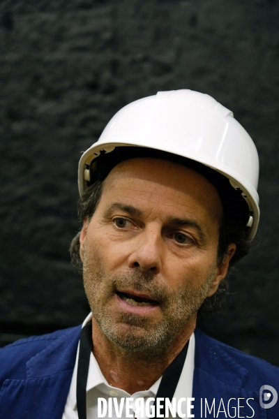 Illustration juin2017.Portrait d architecte in situ.Philippe Prost,sur le chantier de renovation de la Monnaie de Paris.