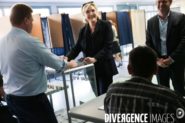 Legislatives 2017 // vote de marine le pen