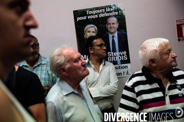 18 Juini 2017 - 2EME TOUR DE L ELECTION LEGISLATIVE - Soirée electorale du Front National