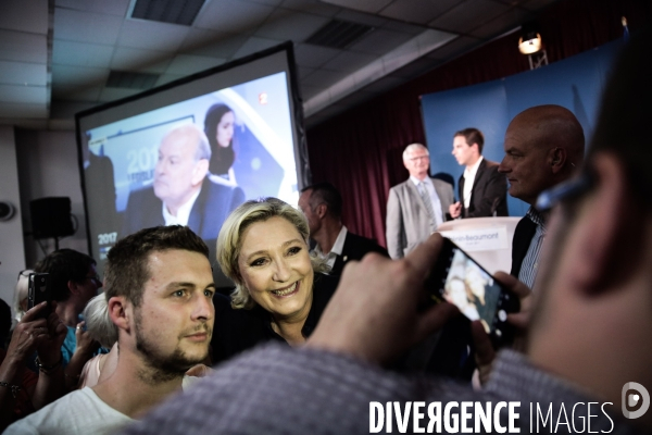 2EME TOUR DE L ELECTION LEGISLATIVE - Soirée electorale du Front National