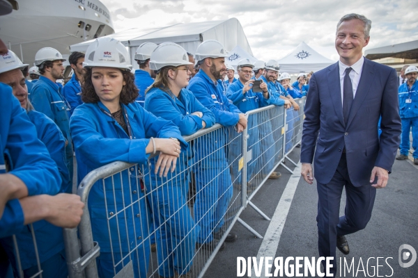 Emmanuel macron a saint-nazaire et lorient