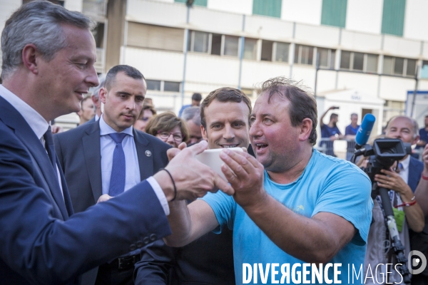 Emmanuel macron a saint-nazaire et lorient