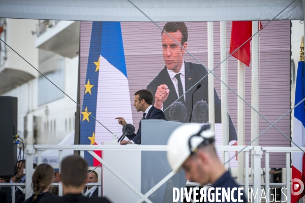 Emmanuel macron a saint-nazaire et lorient