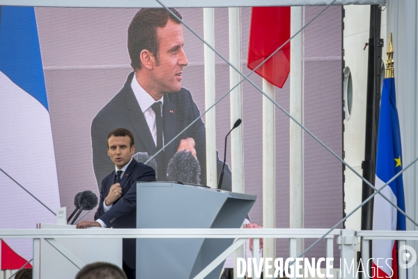 Emmanuel macron a saint-nazaire et lorient