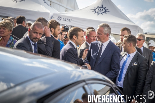 Emmanuel macron a saint-nazaire et lorient