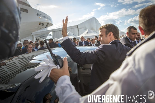 Emmanuel macron a saint-nazaire et lorient