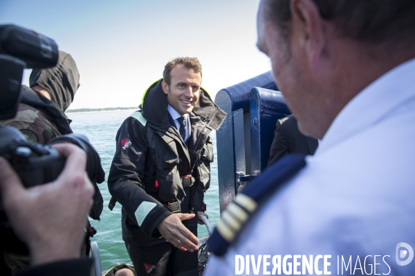 Emmanuel macron a saint-nazaire et lorient