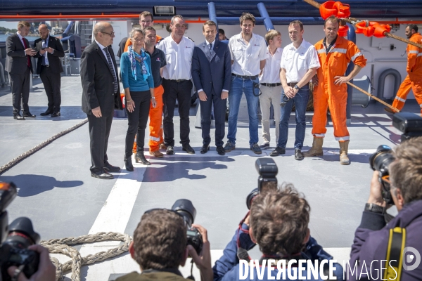 Emmanuel macron a saint-nazaire et lorient