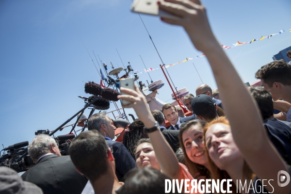 Emmanuel macron a saint-nazaire et lorient