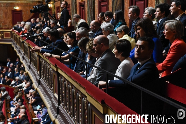 Emmanuel Macron devant le congrès à Versailles