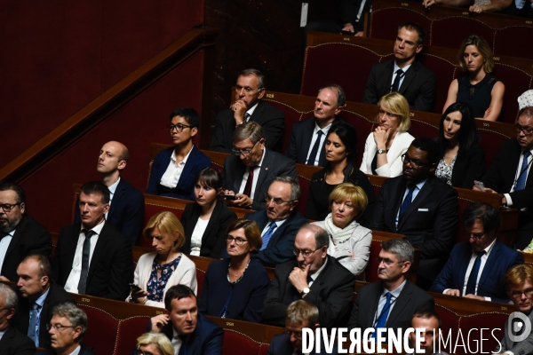 Emmanuel Macron devant le congrès à Versailles