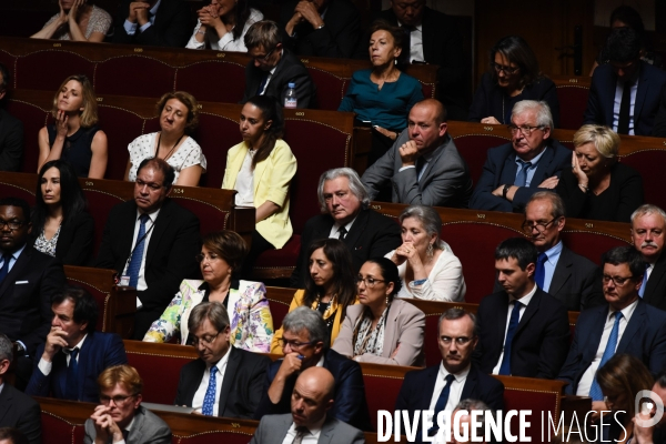 Emmanuel Macron devant le congrès à Versailles