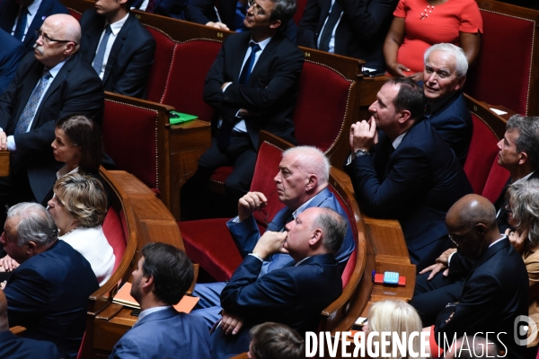 Emmanuel Macron devant le congrès à Versailles