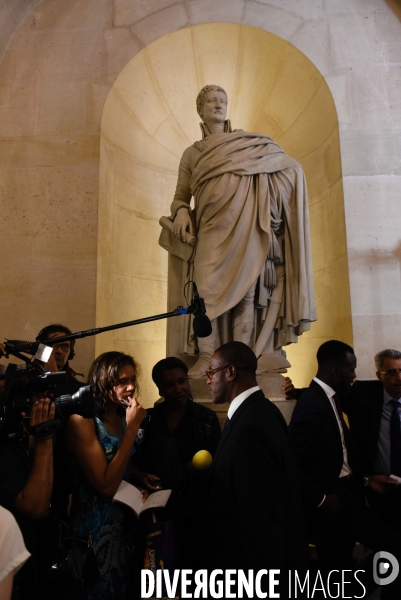 Emmanuel Macron devant le congrès à Versailles