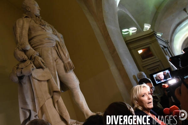 Emmanuel Macron devant le congrès à Versailles