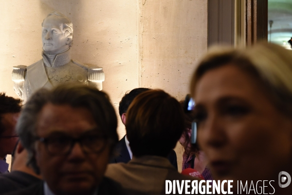 Emmanuel Macron devant le congrès à Versailles