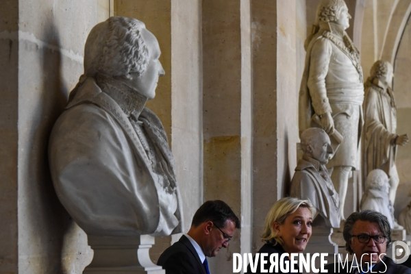 Emmanuel Macron devant le congrès à Versailles