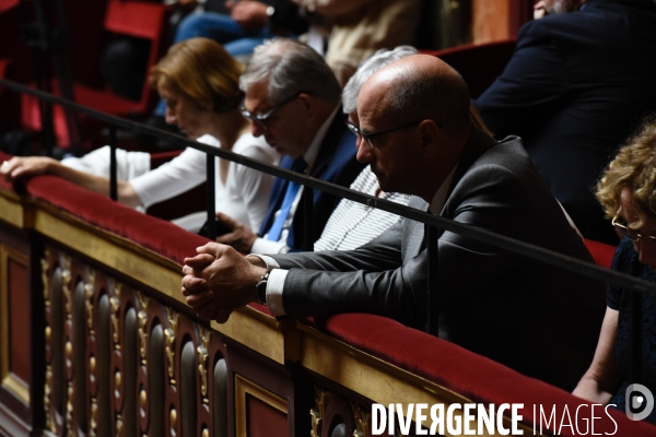 Emmanuel Macron devant le congrès à Versailles