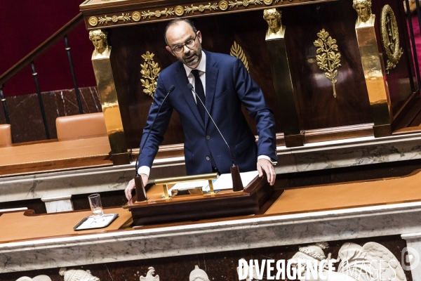 Déclaration de politique générale d Edouard Philippe.