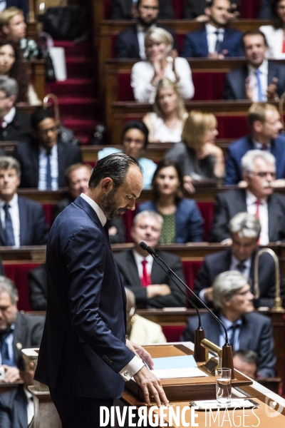 Déclaration de politique générale d Edouard Philippe.