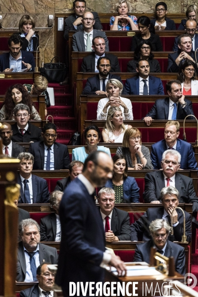 Déclaration de politique générale d Edouard Philippe.