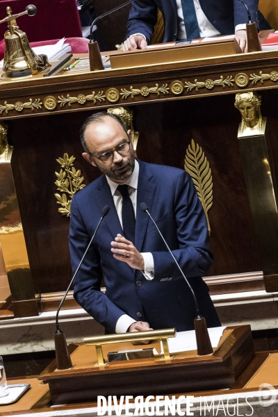 Déclaration de politique générale d Edouard Philippe.