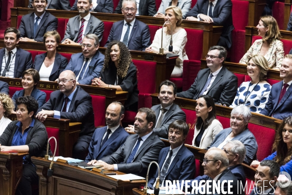 Déclaration de politique générale d Edouard Philippe.