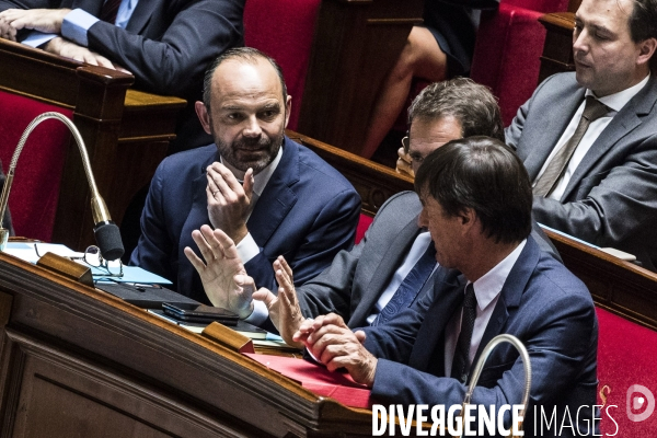 Déclaration de politique générale d Edouard Philippe.