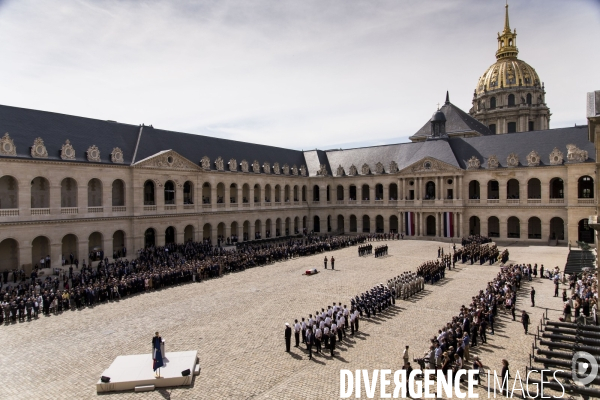 Cérémonie d hommage à Simone VEIL à l Hôtel National des Invalides