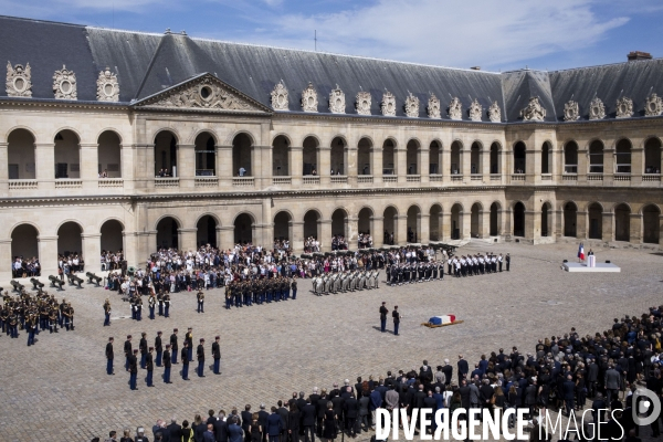 Cérémonie d hommage à Simone VEIL à l Hôtel National des Invalides