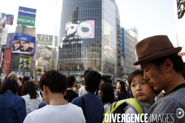 Carrefour et gare de SHIBUYA