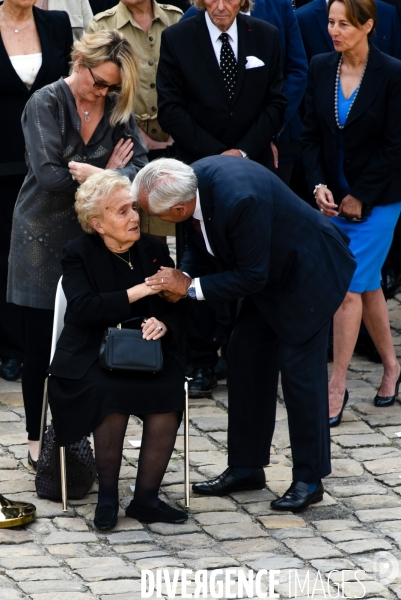 Simone Veil, cérémonie aux Invalides