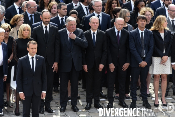 Simone Veil, cérémonie aux Invalides