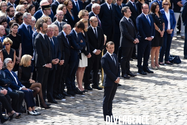 Simone Veil, cérémonie aux Invalides