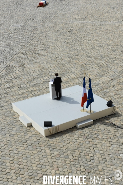Simone Veil, cérémonie aux Invalides