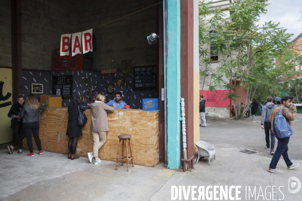 Occupation temporaire de territoire / Soukmachine à Pantin